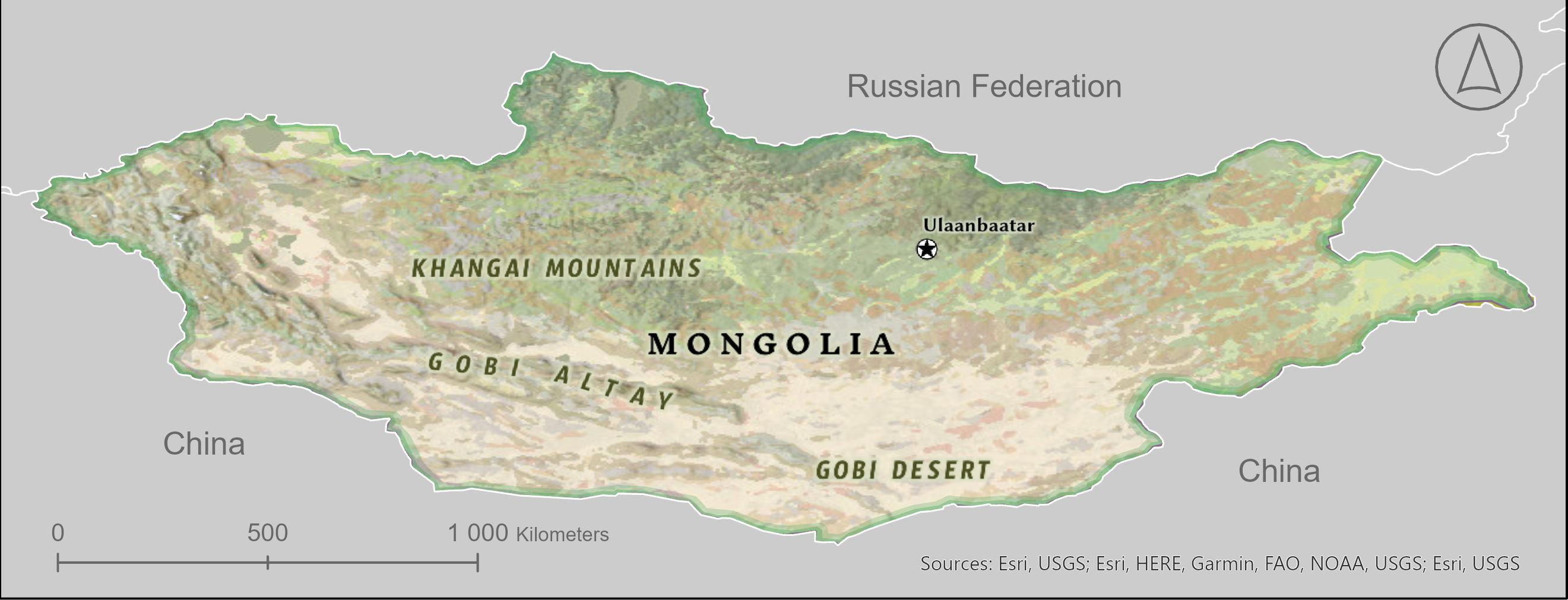 mongolian plateau map location
