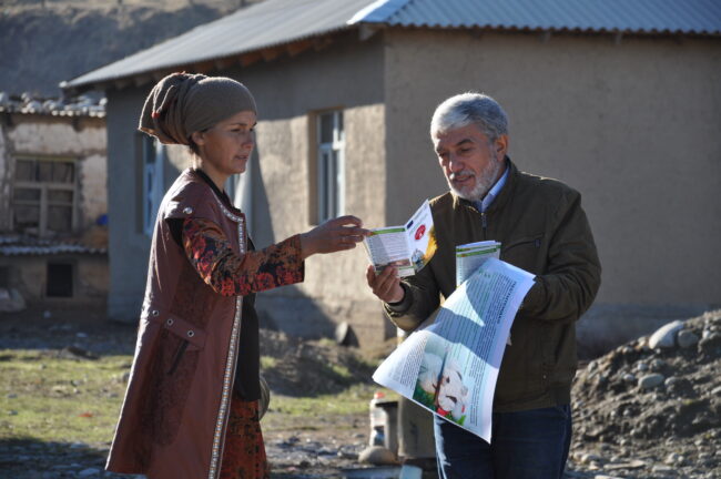 Awareness about obsolete pesticides in Ziraki Village, Tajikistan, Peshsaf, Environmental Health and Pollution Health Institute, EHPMI
