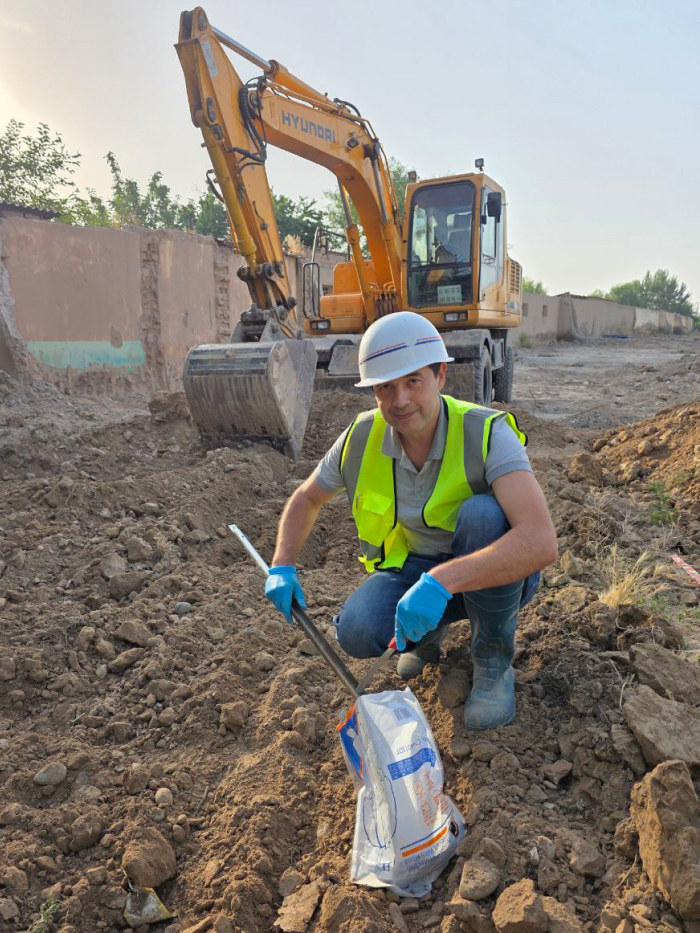 Post-excavation sampling